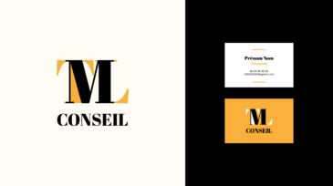 TML conseils, logo, cartes de visite