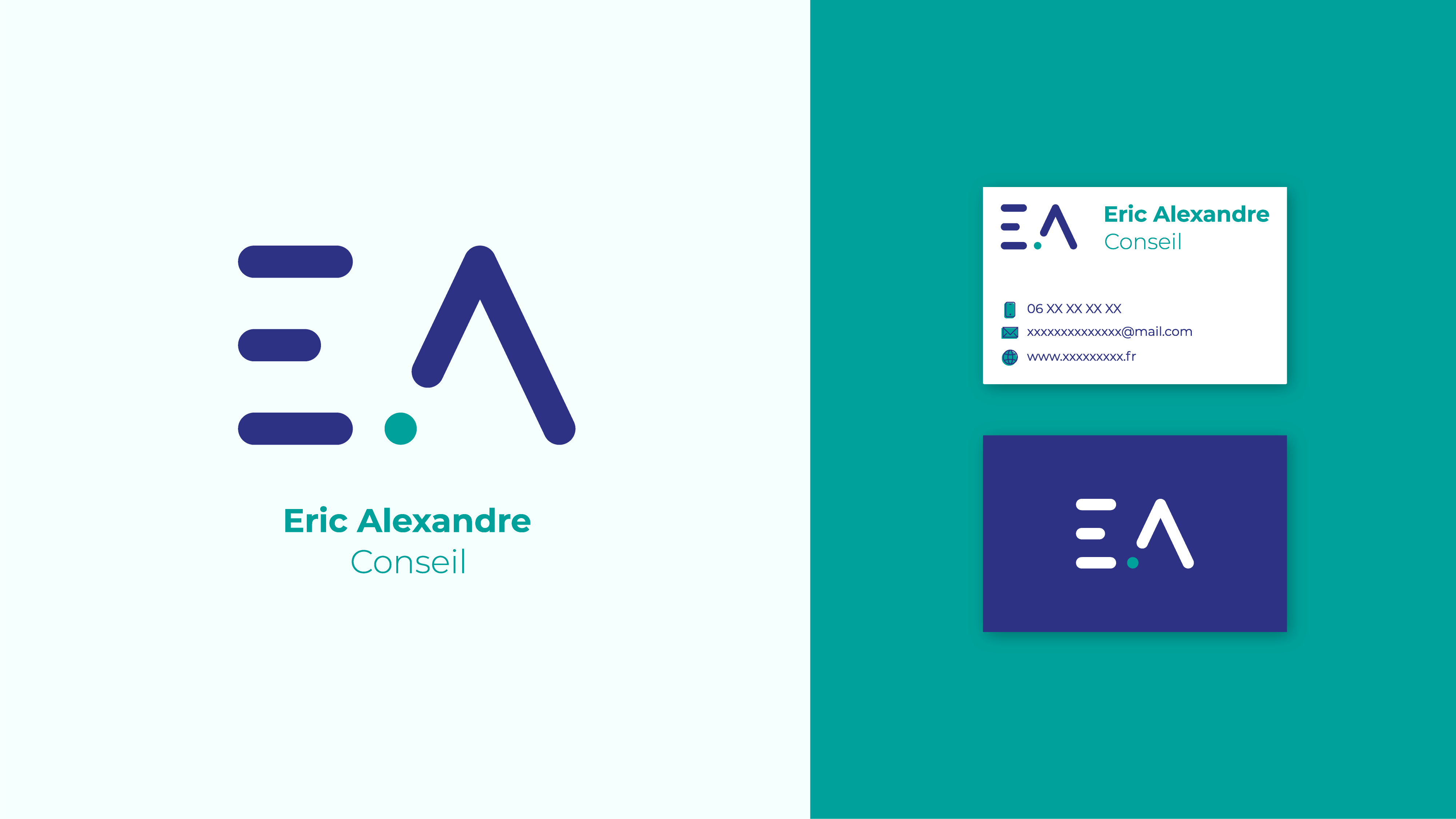 EA conseil, logo et site vitrine