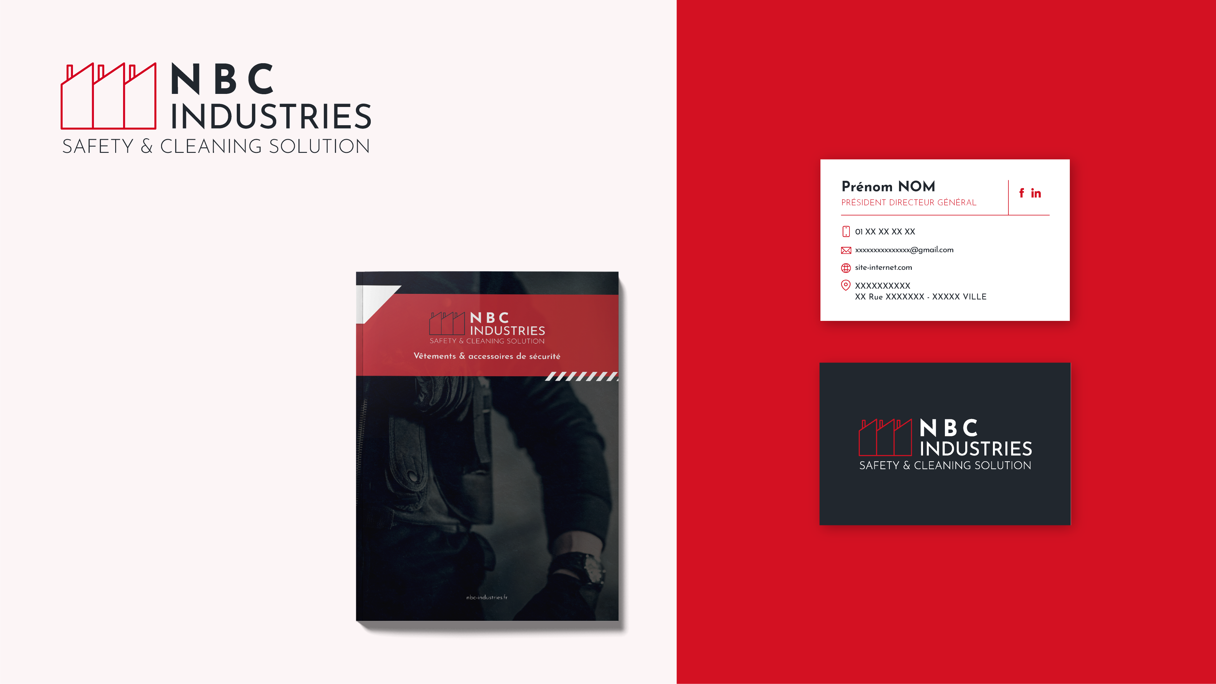 Nnc-design, logo, cartes de visite, site vitrine